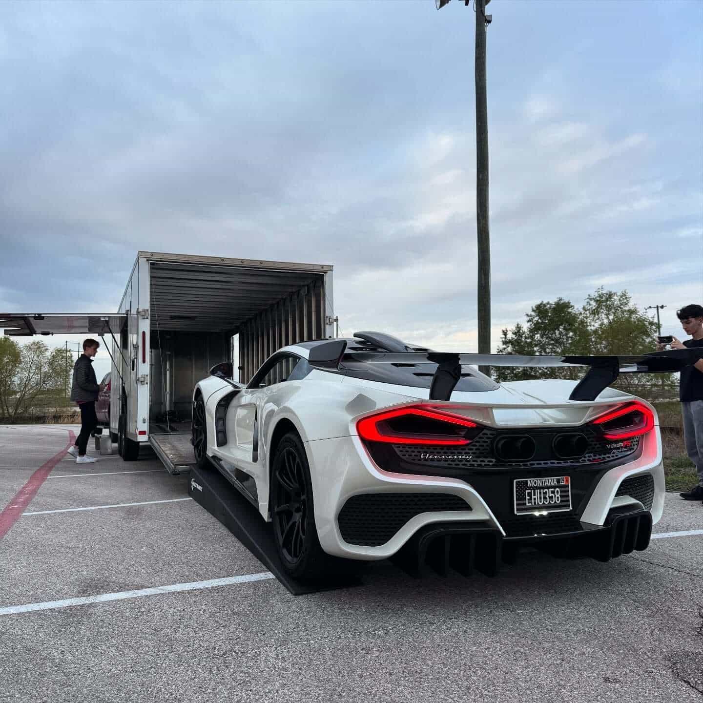 Enclosed Auto Transport Services — vehicle loaded for transport