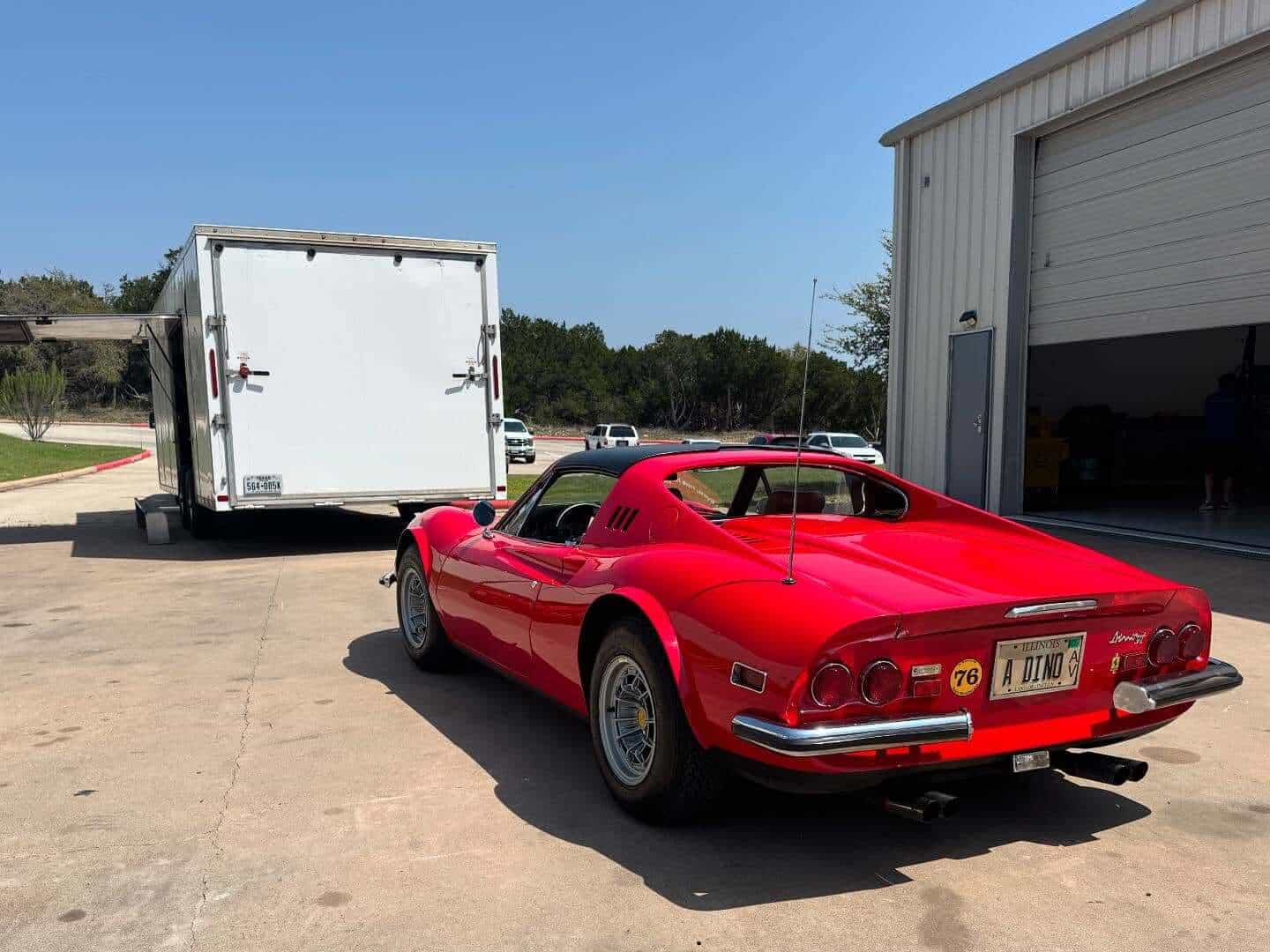 Classic Car Transport — vehicle loaded for transport
