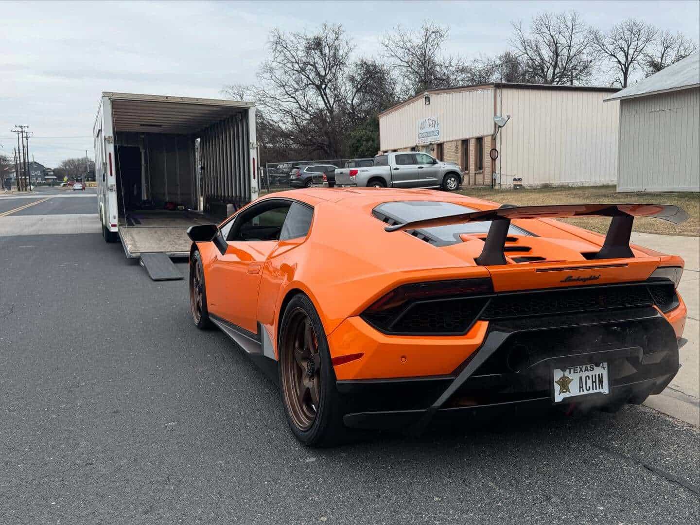 Luxury Car Transport & Exotic Shipping — vehicle loaded for transport