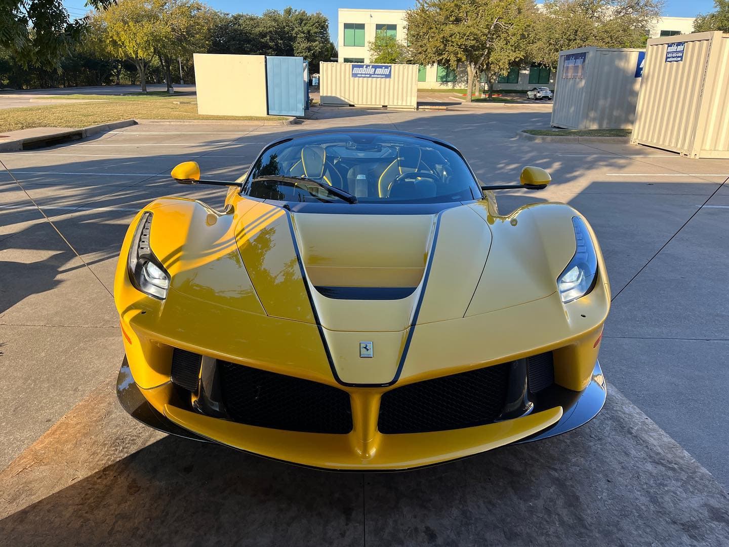The LaFerrari Aperta. 1 of just  210 examples made from 2016 to 2018. An open top version of “The Ferrari”. You don’t see many Ferraris in Giallo Modena let alone a LaFerrari. Part 2 of 3 in collaboration with @boardwalkferrari 
.
.
.
.
.

#nicksautotransport #dreamtransporter #enclosedtransport #carhauler #carsofinstagram #carswithoutlimits #supercar #supercarsofinstagram #toyhauler #atc #aluminumtrailer #ford #powerstroke #platinum #carporn #raceramps #ferrari #laferreri #aperta #opentop #theholytrinity #v12 #ev #hybrid