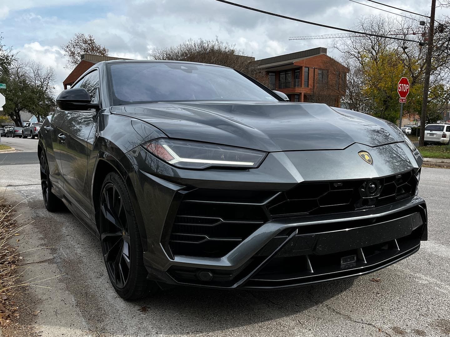 2019 Lamborghini Urus brought in for service. The interior color is one of my favorites. I love saddle brown leather. 
.
.
.
.
.

#nicksautotransport #dreamtransporter #enclosedtransport #carhauler #carsofinstagram #carswithoutlimits #supercar #supercarsofinstagram #toyhauler #atc #aluminumtrailer #ford #powerstroke #platinum #carporn #raceramps #lamborghini #lambo #lambro #supersuv #urus