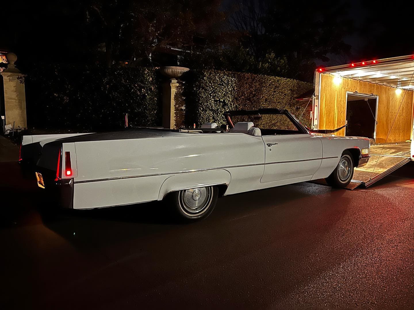 1970 Cadillac Coupe De Ville. Slow loud and bangin. These land yachts are just badass. 
.
.
.
.
.
.

#nicksautotransport #dreamtransporter #enclosedtransport #carhauler #carsofinstagram #carswithoutlimits #supercar #supercarsofinstagram #toyhauler #atc #aluminumtrailer #ford #powerstroke #platinum #carporn #raceramps #cadillac #caddy #deville #coupe #bigbody