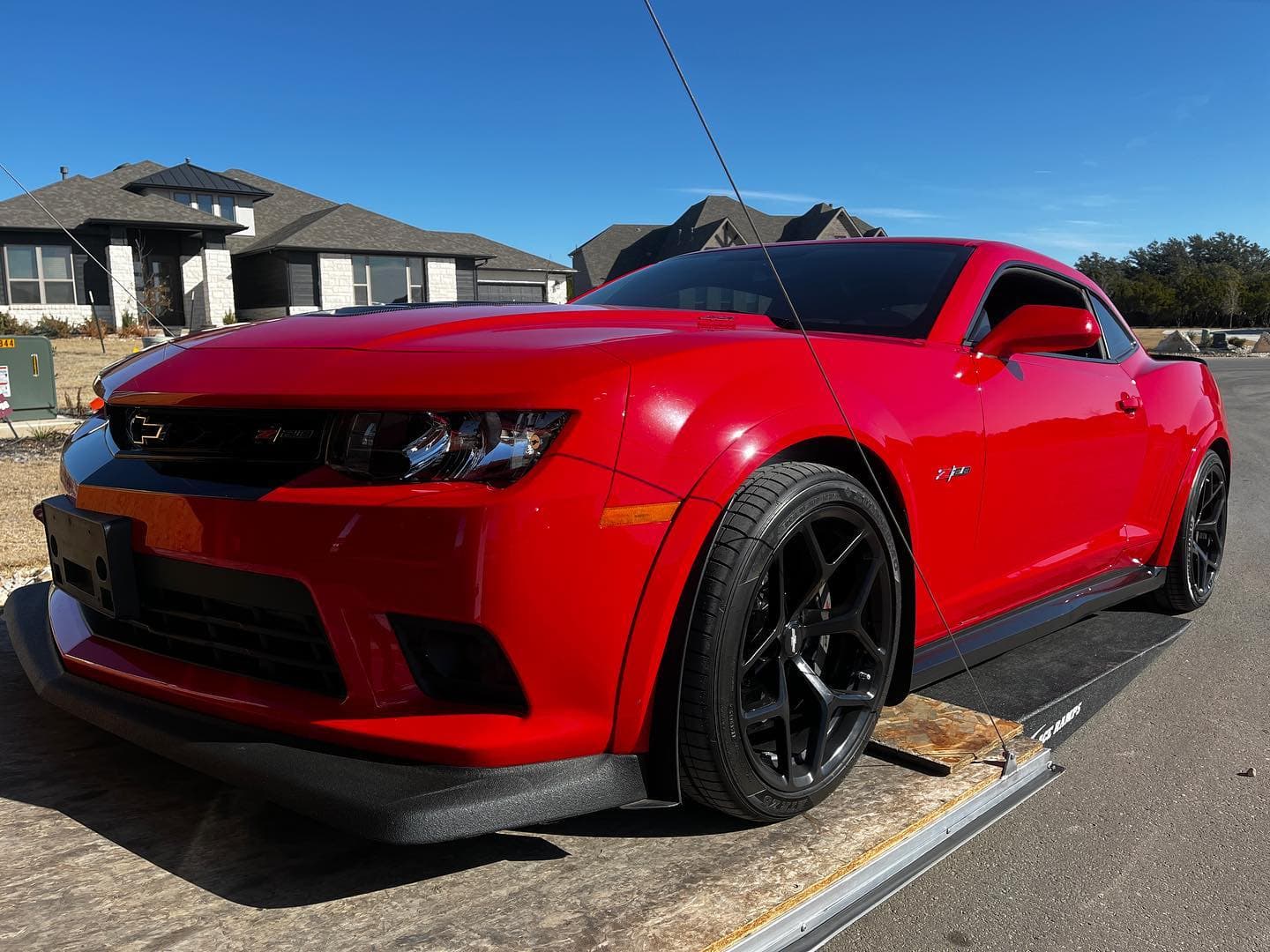 This week was without a doubt Camaro week. This beautiful Z28 was being sent to @lgmotorsports for some extra pow pow. Thankful for repeat clients. @novazbags 
.
.
.
.
.

#nicksautotransport #dreamtransporter #enclosedtransport #carhauler #carsofinstagram #carswithoutlimits #supercar #supercarsofinstagram #toyhauler #atc #aluminumtrailer #ford #powerstroke #platinum #carporn #raceramps #camaro #gm #z28 #lgmotorsports