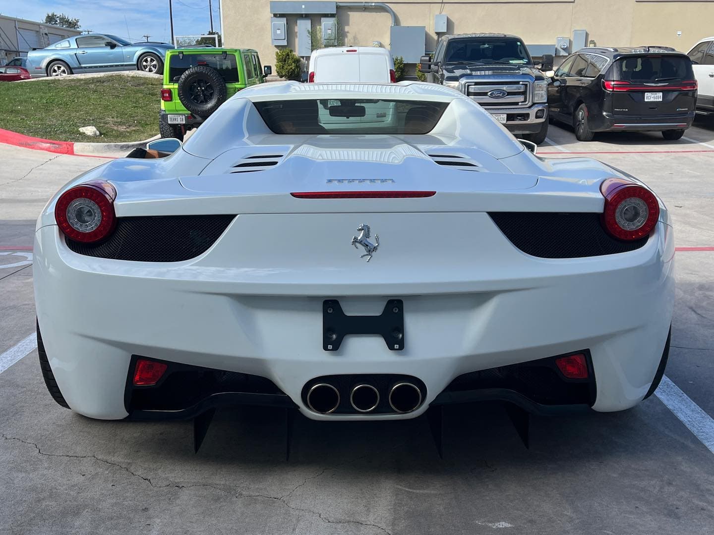 2013 Liberty Walk Ferrari 458 coming in on a trade. Tons of work done on this one. 
.
.
.
.
.
.
.

#nicksautotransport #dreamtransporter #enclosedtransport #carhauler #carsofinstagram #carswithoutlimits #supercar #supercarsofinstagram #toyhauler #atc #aluminumtrailer #ford #powerstroke #platinum #carporn #raceramps #ferrari #458 #libertywalk