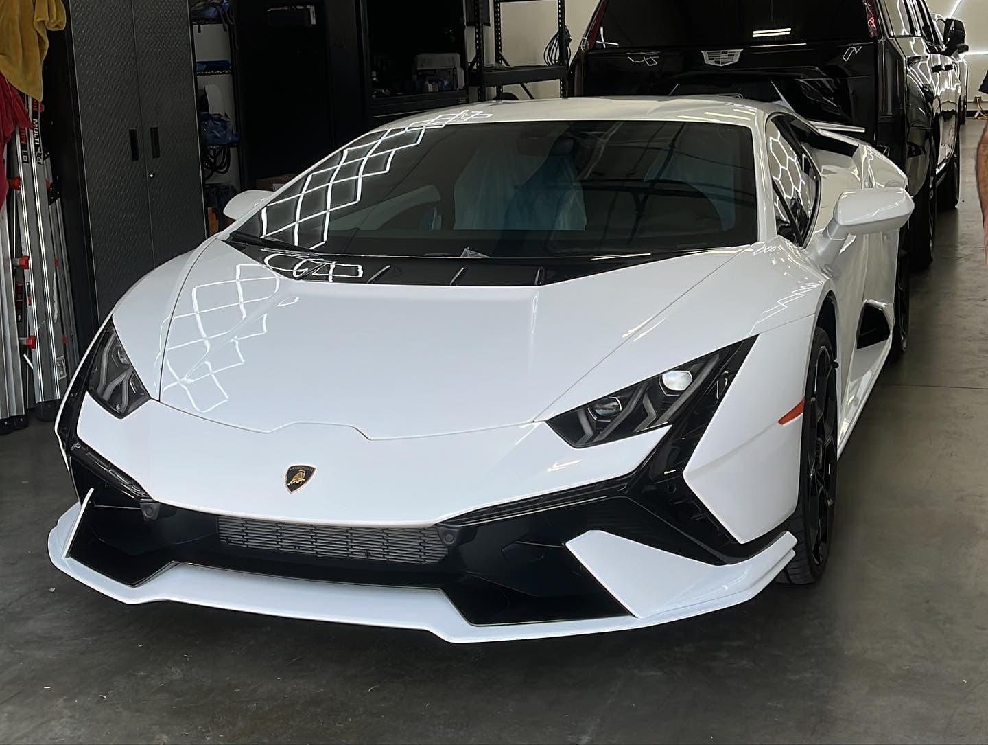 In my line of work, I often get to be “first” to do many things. It brings me great joy to be able to care for these highly sought after vehicles. This is one of the very first/early examples of the newest offering from Lamborghini, the Huracán Tecnica. This version of the Huracán sits just below the STO and above the Evo. It’s essentially an STO with a tux on. The sharp body lines and redesigned body work really make this thing stand out. It’s menacing. Huge shoutout to @mitch_txtint and his team at @tx_tint. It is so awesome to be partnered with one of the best PPF and detailing companies in central Texas. 
.
.
.
.
.

#nicksautotransport #dreamtransporter #enclosedtransport #carhauler #carsofinstagram #carswithoutlimits #supercar #supercarsofinstagram #toyhauler #atc #aluminumtrailer #ford #powerstroke #platinum #carporn #raceramps #lamborghini #hurancan #tecnica