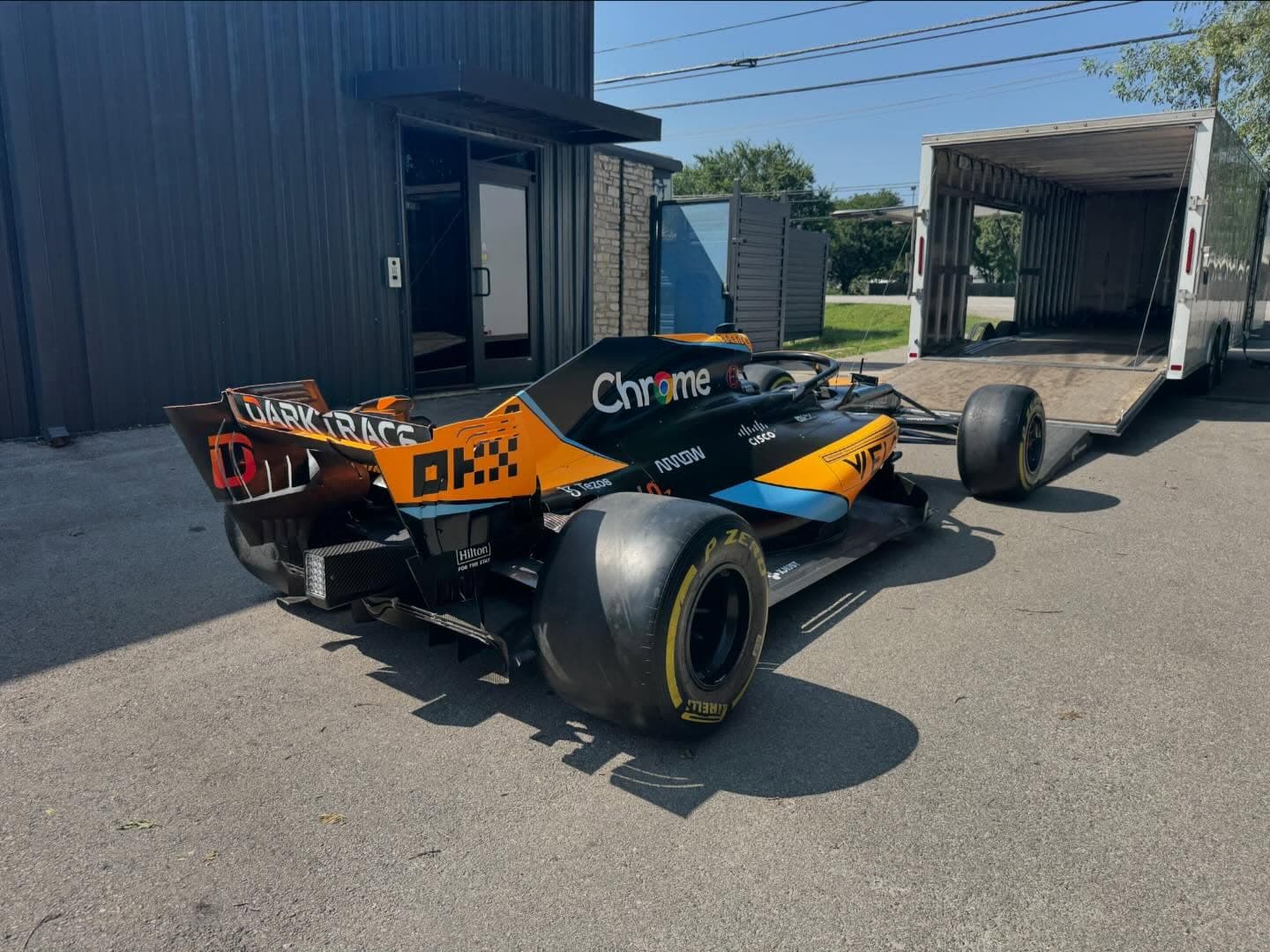 2nd Formula 1 car I’ve had the pleasure of transporting. This is from the 2018 season. Probably the slowest it’s ever been 😂
.
.
.
.
.
.
#nicksautotransport #dreamtransporter #enclosedtransport #carhauler #carsofinstagram #carswithoutlimits #supercar #supercarsofinstagram #toyhauler #atc #aluminumtrailer #ford #powerstroke #platinum #carporn #raceramps #formula1 #landonorris #oscarpiastri