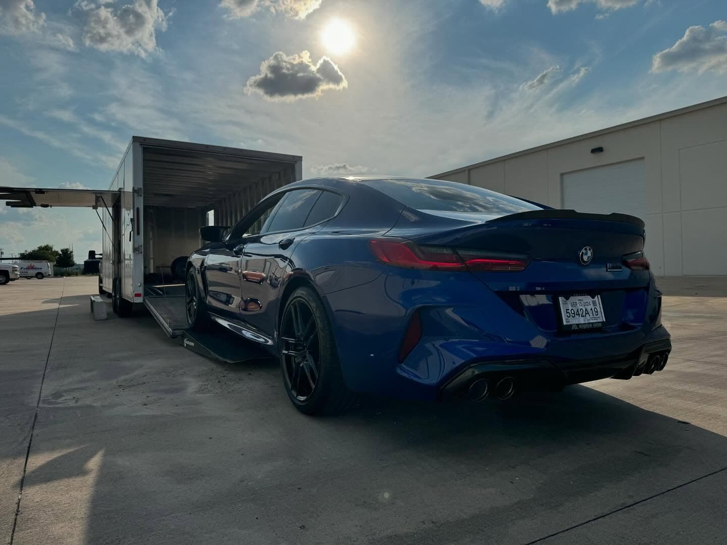 The spec on this M8 is awesome. Love the interior. Thanks again to @alpha_one_motors for your business!
.
.
.
.
.
#nicksautotransport #dreamtransporter #enclosedtransport #carhauler #carsofinstagram #carswithoutlimits #supercar #supercarsofinstagram #toyhauler #atc #aluminumtrailer #ford #powerstroke #platinum #carporn #raceramps #bmw #m8