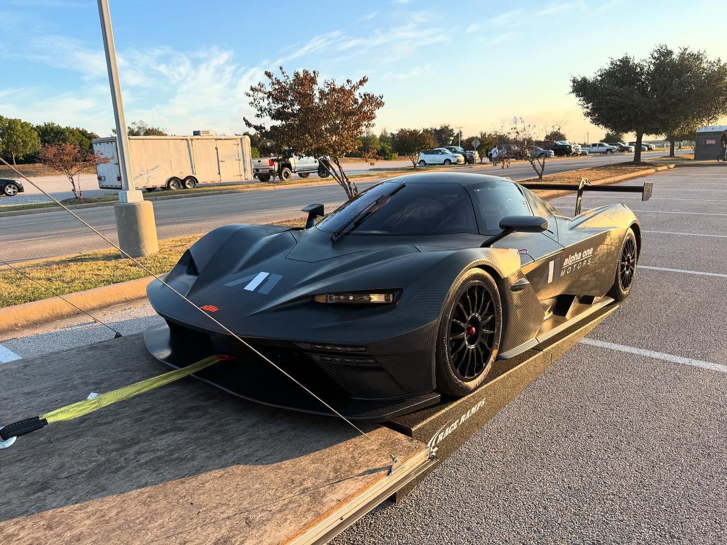 This beast and I have gotten to know each other very well. I’ve had the privilege of taking care of this KTM XBOW all over the greater Austin area. Big thanks to @lonestarexotic and @alpha_one_motors for the many opportunities to take this to events and car shows. What an awesome car. The full carbon fiber body is amazing in person. Definitely go check it out at Alpha One in Round Rock!
.
.
.
.
.
.
.
#nicksautotransport #dreamtransporter #enclosedtransport #carhauler #carsofinstagram #carswithoutlimits #supercar #supercarsofinstagram #toyhauler #atc #aluminumtrailer #ford #powerstroke #platinum #carporn #raceramps #ktm #xbow